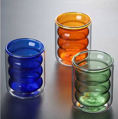 Spiral Glass Mug