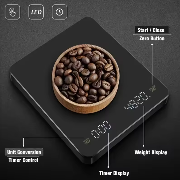 Digital Rechargeable Coffee Scale