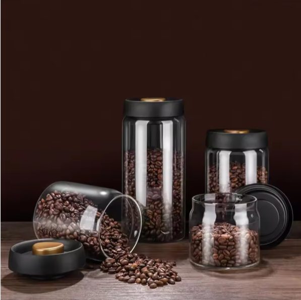 Vacuum Sealed Coffee Jar