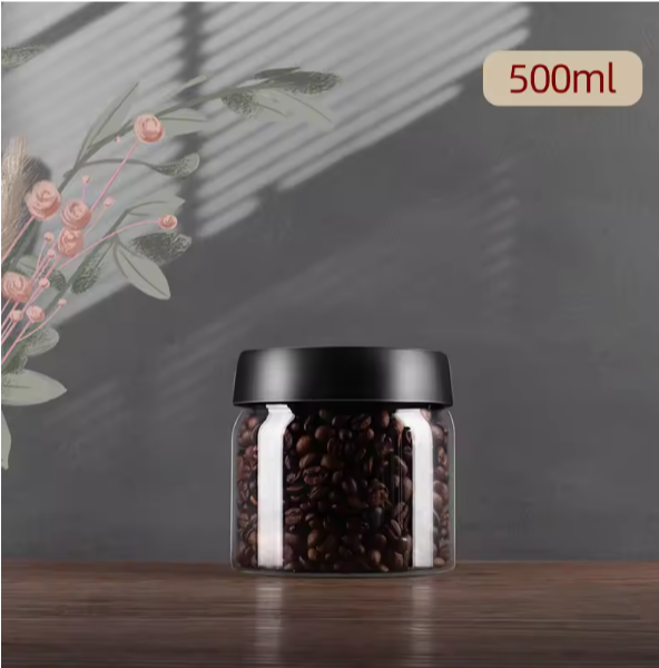 Vacuum Sealed Coffee Jar