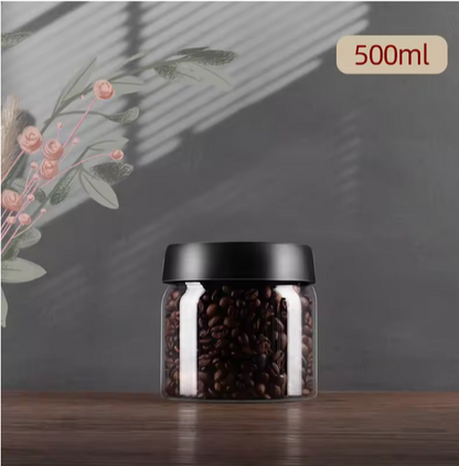 Vacuum Sealed Coffee Jar