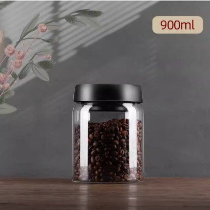 Vacuum Sealed Coffee Jar