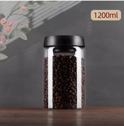 Vacuum Sealed Coffee Jar