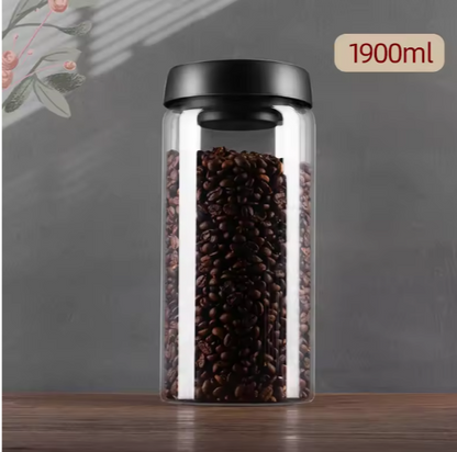 Vacuum Sealed Coffee Jar